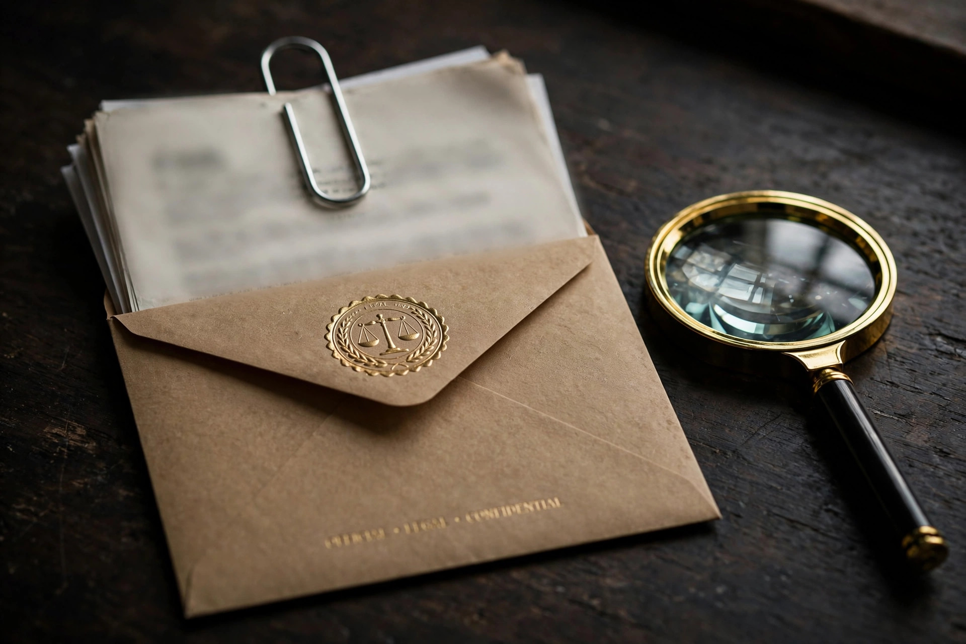 Home-sale documents and paperwork on a desk